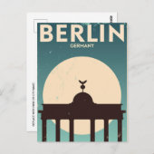 Berlin Deutschland Bahn Vintag Postkarte (Vorne/Hinten)