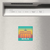 Berlin Deutschland Brandenburg abstraktes Tor Magnet (In Situ (Geschirrspüler))
