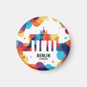 Berlin Deutschland Brandenburg abstraktes Tor Magnet