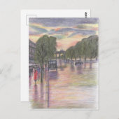 Berlin Deutschland Brandenburg Tor Brandenburger T Postkarte (Vorne/Hinten)