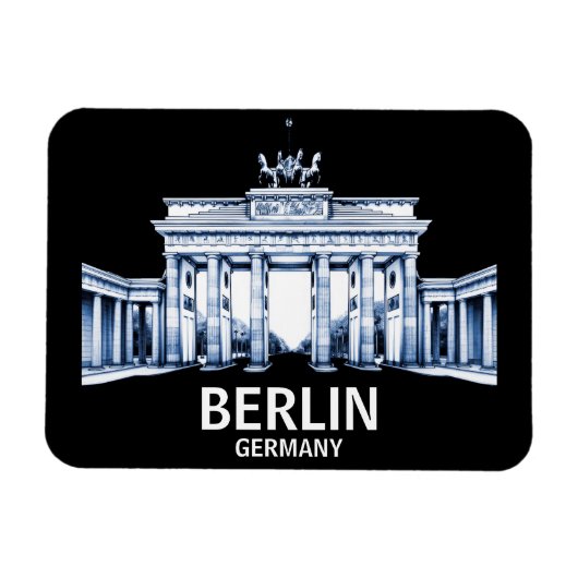 Berlin Deutschland Brandenburg Tor Magnet (Horizontal)