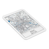 Berlin Deutschland City Map Travers Magnet (Rechte Seite)