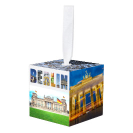 Berlin Deutschland City Reisen Fotos Weihnachten Würfelornament