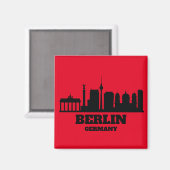 Berlin Deutschland City Sehenswürdigkeit Magnet (Vorderseite/Rückseite)
