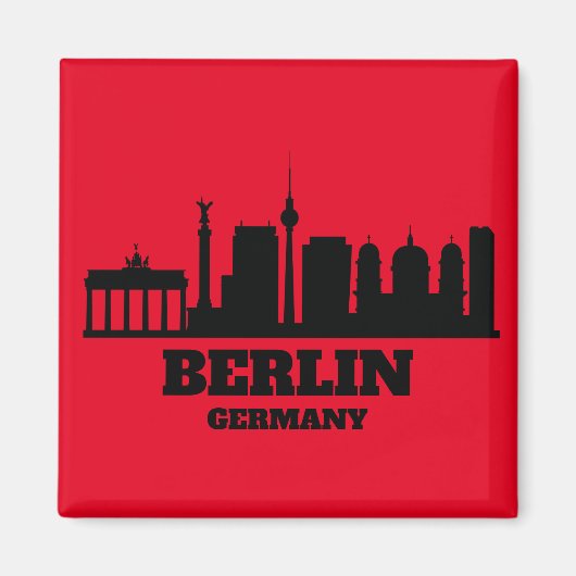 Berlin Deutschland City Sehenswürdigkeit Magnet (Vorne)