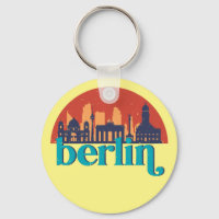 Berlin Deutschland City Skyline Retro City Art