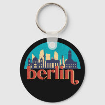 Berlin Deutschland City Skyline Vintag Cityscape
