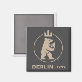 Berlin Deutschland Europa Magnet (Vorderseite/Rückseite)