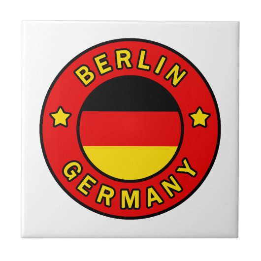 Berlin Deutschland Fliese (Vorderseite)