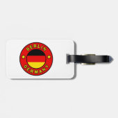 Berlin Deutschland Gepäckanhänger (Rückseite horizontal)