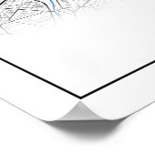 Berlin Deutschland Germany City Map Coordinates Poster (Ecke)