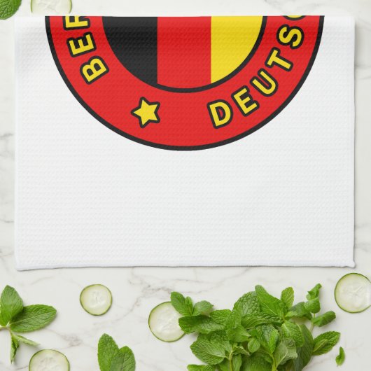 Berlin Deutschland Geschirrtuch (Gefaltet)