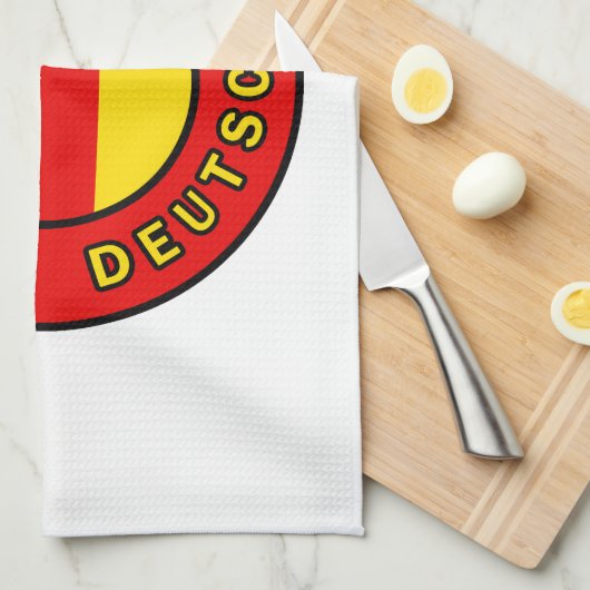 Berlin Deutschland Geschirrtuch (Viertel Falte)
