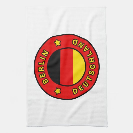 Berlin Deutschland Geschirrtuch (Vertikal)