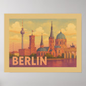 Berlin Deutschland Ikonische Szene Poster (Vorne)