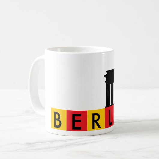 Berlin, Deutschland Kaffeetasse (Vorderseite Links)