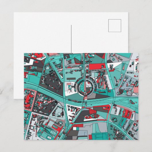 Berlin, Deutschland Karte (Vorne/Hinten)