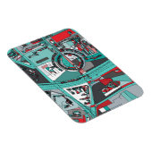 Berlin, Deutschland Karte Magnet (Rechte Seite)