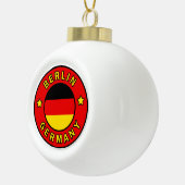 Berlin Deutschland Keramik Kugel-Ornament (Rechts)