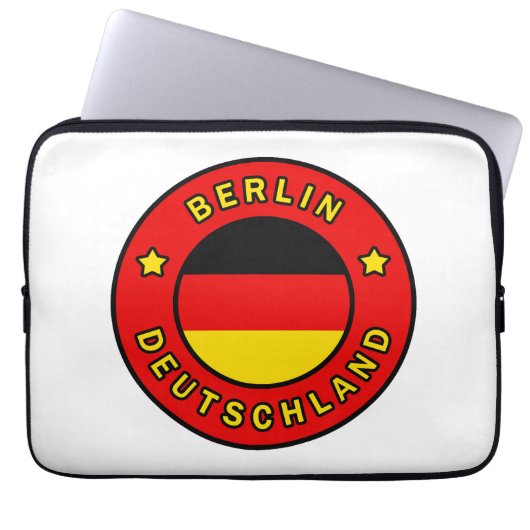 Berlin Deutschland Laptopschutzhülle (Vorderseite)
