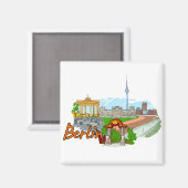 Berlin - Deutschland Magnet (Vorderseite/Rückseite)