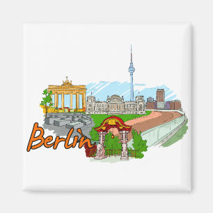 Berlin - Deutschland Magnet
