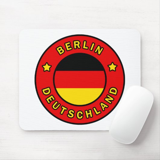 Berlin Deutschland Mousepad (Mit Mouse)