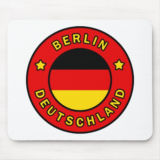Berlin Deutschland Mousepad (Vorne)