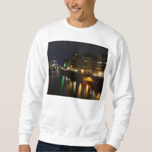 Berlin Deutschland Night Spree Deutschland Nacht Sweatshirt