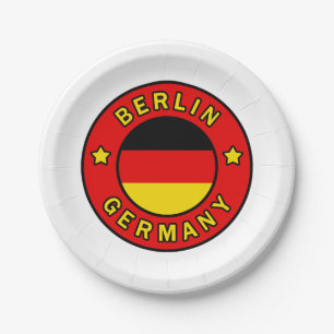 Berlin Deutschland Pappteller