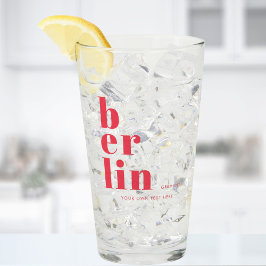 Berlin Deutschland Party Glass Tumbler