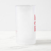 Berlin Deutschland Party Mattglas Bierglas (Mittel)