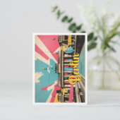 Berlin Deutschland Pop Kunstreise Illustration Postkarte (Stehend Vorderseite)