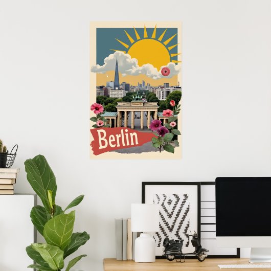 Berlin, Deutschland Poster (Heimbüro)