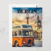 Berlin Deutschland Postkarte (Vorne/Hinten)