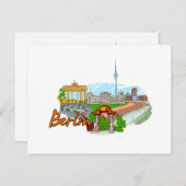 Berlin - Deutschland Postkarte (Vorne/Hinten)