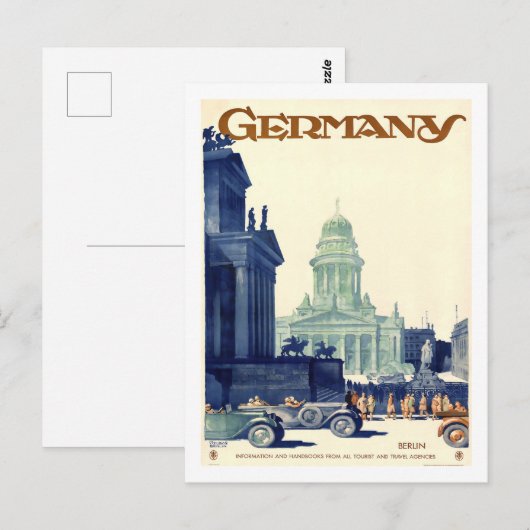Berlin - Deutschland Postkarte (Vorne/Hinten)