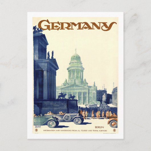 Berlin - Deutschland Postkarte (Vorderseite)