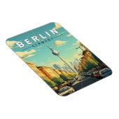 Berlin Deutschland Reisen Vintag Magnet (Rechte Seite)