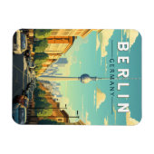 Berlin Deutschland Reisen Vintag Magnet (Horizontal)