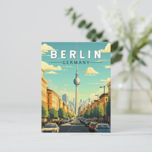 Berlin Deutschland Reisen Vintag Postkarte (Stehend Vorderseite)