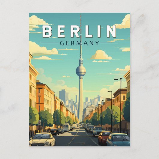 Berlin Deutschland Reisen Vintag Postkarte (Vorderseite)