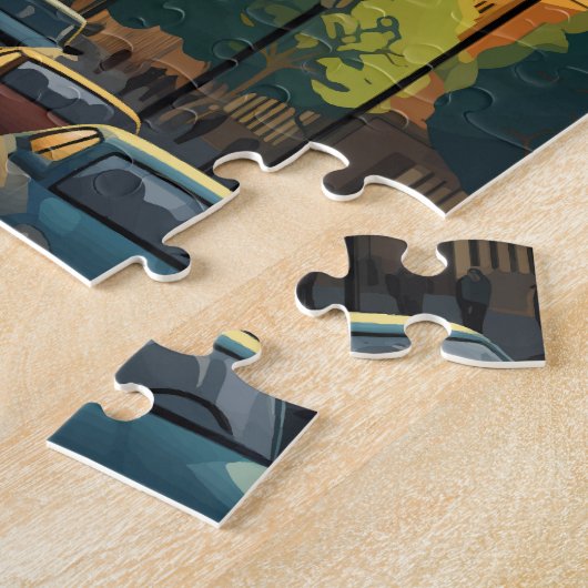 Berlin Deutschland Reisen Vintag Puzzle (Seite)