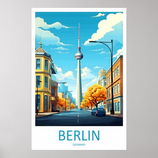 Berlin Deutschland Reiseplakat 1 Poster (Vorne)