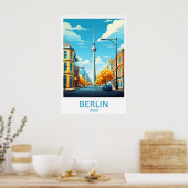 Berlin Deutschland Reiseplakat 1 Poster (Küche)