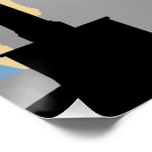 Berlin, Deutschland Reiseplakat Poster (Ecke)