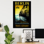 Berlin-Deutschland-Reiseplakat Poster (Heimbüro)