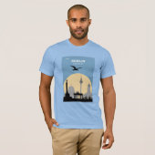 Berlin, Deutschland Reiseplakat T-Shirt (Vorne ganz)