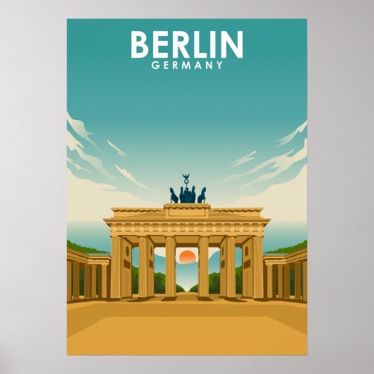Berlin Deutschland Reisevorführung Poster (Vorne)