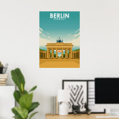 Berlin Deutschland Reisevorführung Poster (Heimbüro)